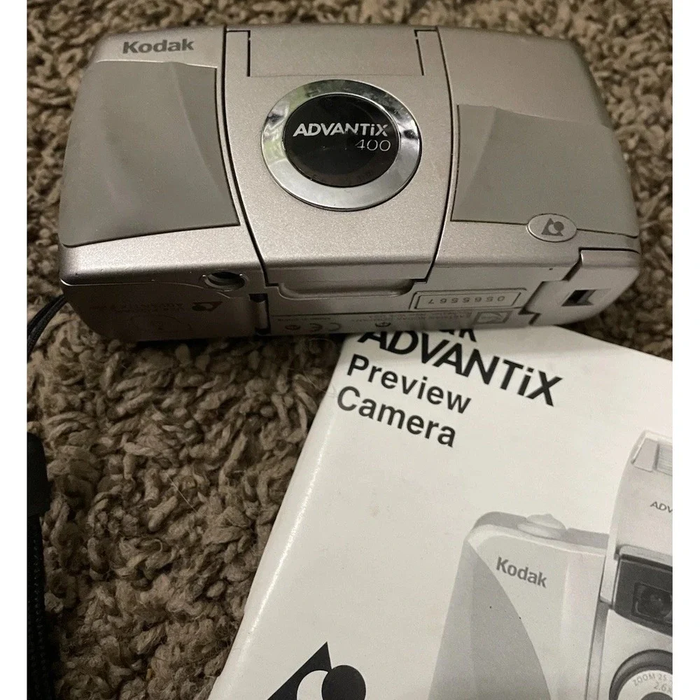 Kodak‎ Advantix Preview APS Point & Shoot Film Camera And Manual- Parts Only